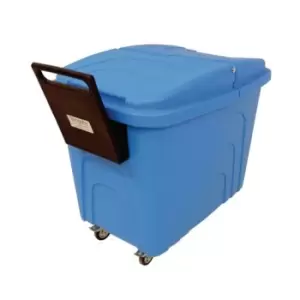 image of Slingsby Robust Rim Nesting Container Trucks With Handle and Lid - Blue