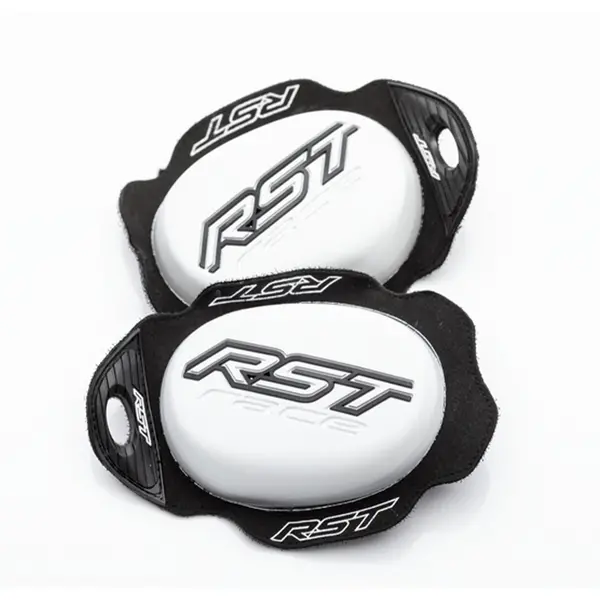 Image of RST TPU Standard Knee Sliders With Puller White Black Size