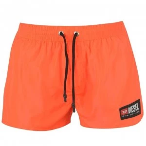 image of Diesel Mens Swim Boxer Shorts - Orange 41X