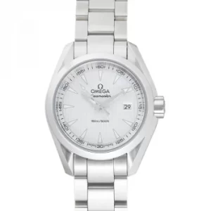 image of Seamaster Aqua Terra 150M Quartz 30mm Quartz Silver Dial Stainless Steel Ladies Watch