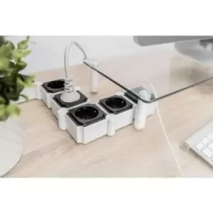 Image of Digitus DA-70620 Power strip (+ switch) Black, White