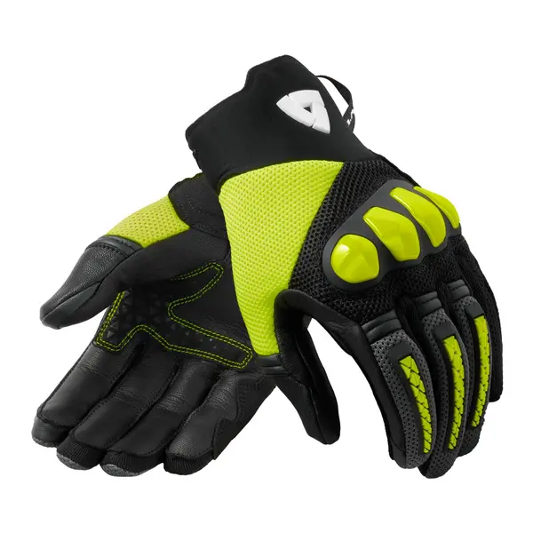 Image of REV'IT! Gloves Speedart Air Black Neon Yellow Size M