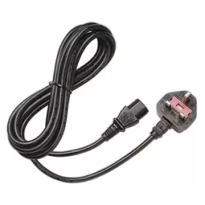 Image of AF570A - 1.83 m - Power plug type G - C13 coupler - 250 V - 10 A - Black