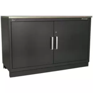 image of 1550mm Heavy Duty Modular Floor Cabinet - Two Door - Steel - Adjustable Shelf