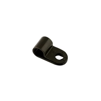 Image of Black Nylon P Clips - 19mm - Pack of 100 - 30354 - Connect