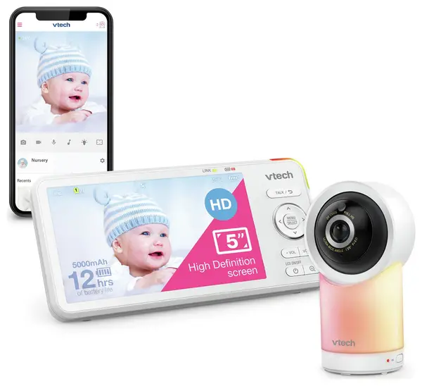 image of Vtech 5766 HD Smart Video Baby Monitor