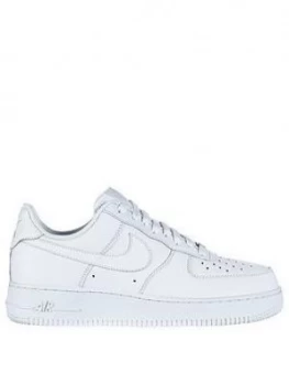 Image of Nike Air Force 1 '07 Trainers, White/White, Size 11, Men