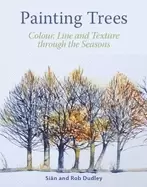 Image of painting trees colour line and texture through the seasons