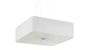 Image of Lokko Square Pendant Light White 5x E27