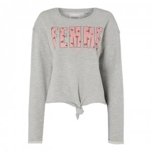Image of Guess Femme Tie Sweatshirt - M90