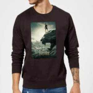 image of Black Panther Poster Sweatshirt - Black