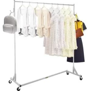 Image of VEVOR Z Rack, Industrial Grade Z Base Garment Rack, Height Adjustable Rolling Z Garment Rack, Sturdy Steel Z Base Clothing Rack w/ Lockable Casters fo
