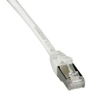 Patch Cord RJ45 CAT.6 F/UTP LSZH Snagless White - 10 M Full Copper