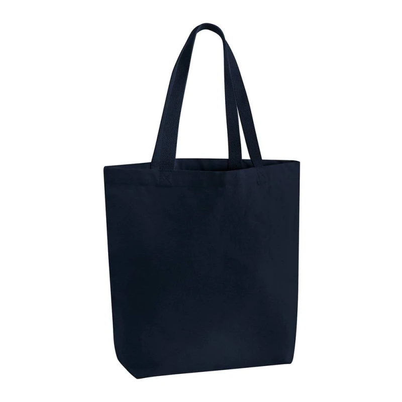 Image of Westford Mill Womens Canvas Heavyweight 30L Tote Bag in Navy Navy Female One Size