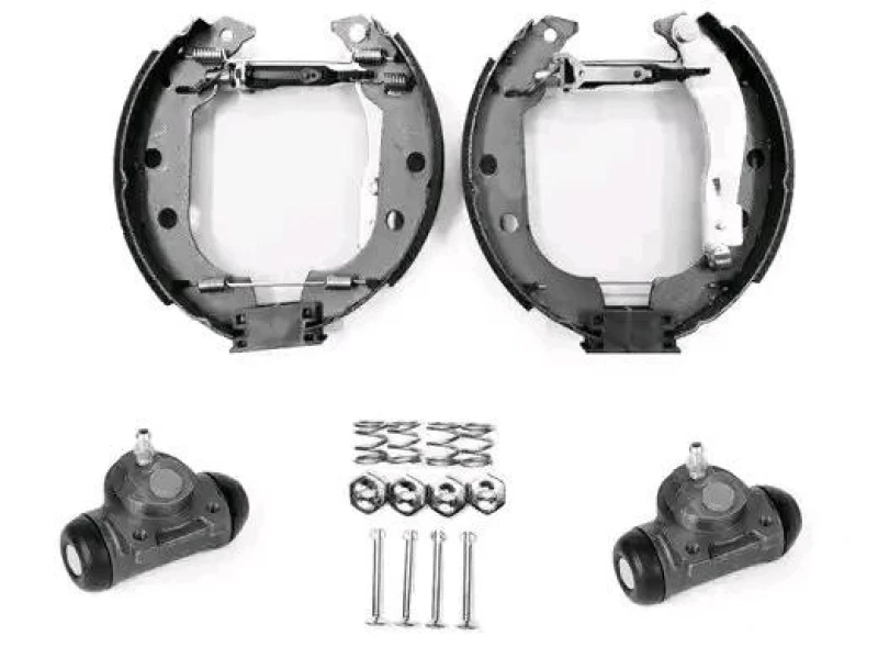 Image of JURID 381373J Brake Set, drum brakes with wheel brake cylinder Brake Set,drum brakes (3859)