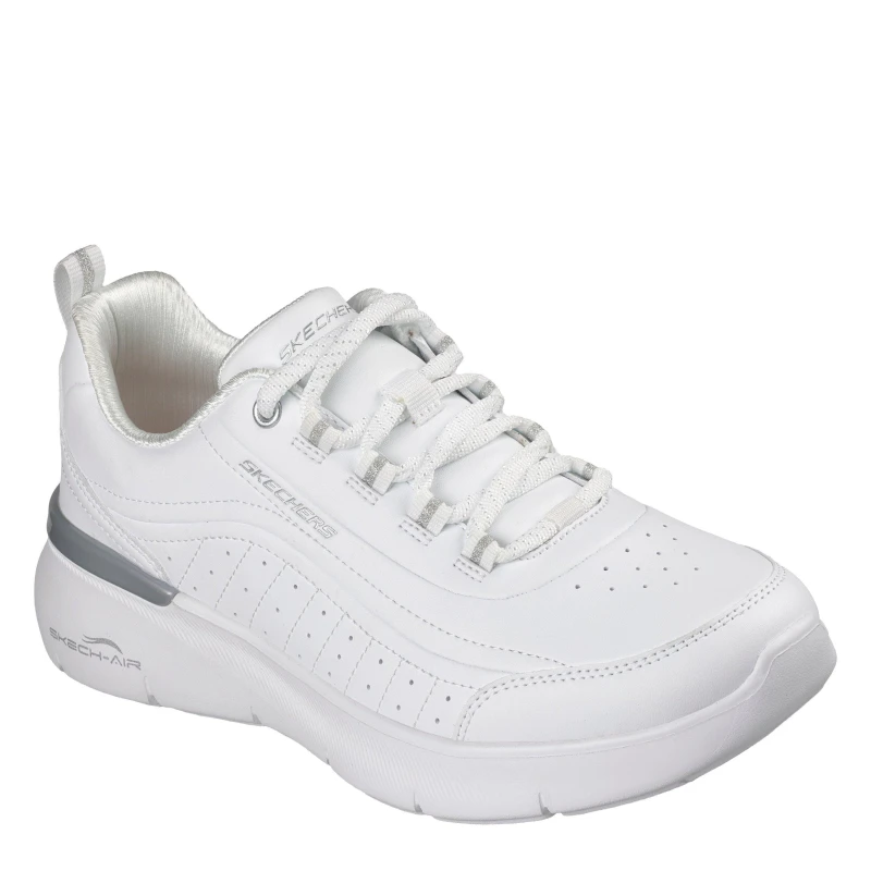 Image of Skechers Womens Air Dynamight White/Silver female 3 (36)