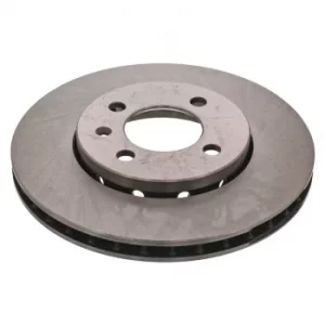 Pair of Brake Discs 43841 by Febi Bilstein Front Axle