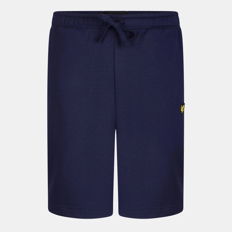 Image of Lyle & Scott Organic Cotton Logo Sweat Shorts Navy L
