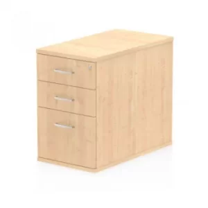 Image of Trexus Desk High 3 Drawer 800D Pedestal 425x800x730mm Maple Ref