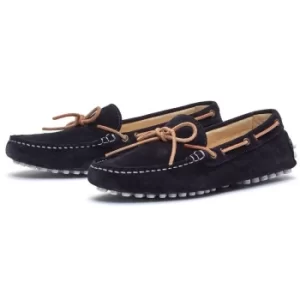Image of Chatham Womens Aria Moccasins Navy 5