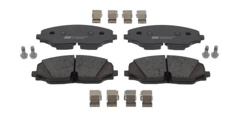 Image of JURID 574119J Brake pad set prepared for wear warning indicator, with accessories Brake Pad Set,disc brake (402)