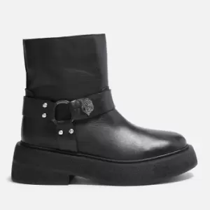Image of Kurt Geiger London Womens Barbican Heeled Boots - Silver - UK 7