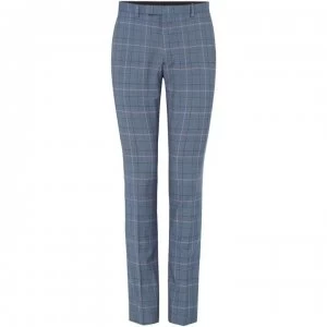 Image of Label Lab Elliot Skinny Fit Pow Check Suit Trouser - Grey