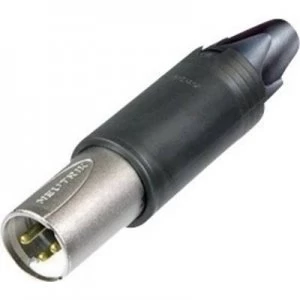 image of Neutrik NC3FM-C XLR connector Plug, straight, Socket, straight Number of pins: 3 Silver