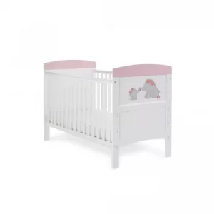 image of Obaby Grace Inspired Me and Mini Elephant Cot Bed