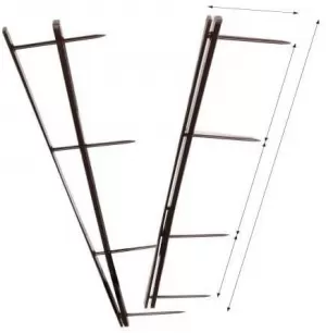 Image of GBC VeloBind A4 45mm A4 Binding Strips 4 Prong 200 Sheet Capacity Red