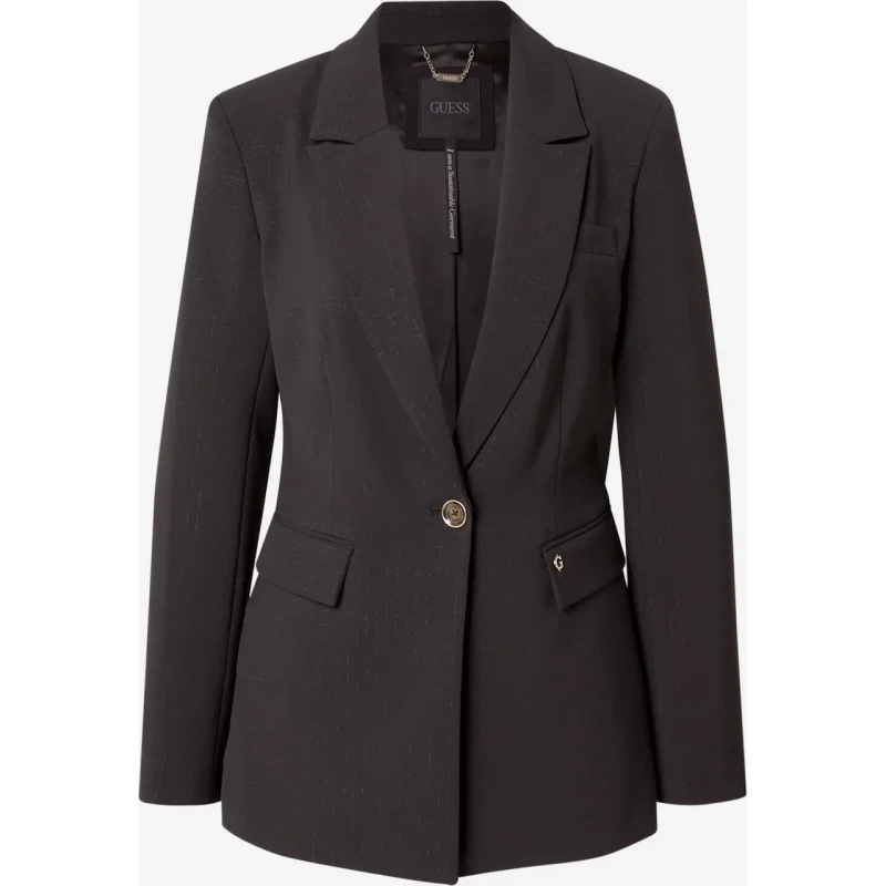 Image of Guess Womens single-breasted blazer Guess Dorothee Noir Female S