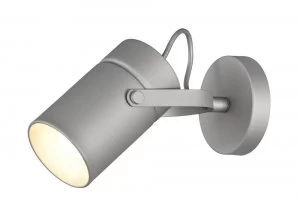 Image of Spotlight 1L 1 x E27 Max 40W (Not Incl) Silver