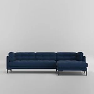 Image of Swoon Landau Smart Wool Corner Sofa - Right Hand Side - Corner Sofa - Indigo