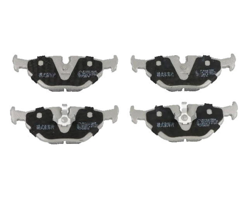 Image of ASHIKA 51-00-0105 Brake pad set Rear Axle, prepared for wear warning indicator, without accessories, with piston clip Brake Pad Set,disc brake (402)