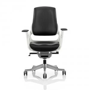 image of Adroit Zure Executive Chair With Arms Leather Black Ref EX000110