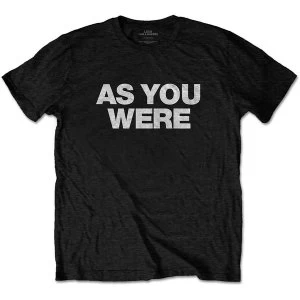 image of Liam Gallagher - As You Were Mens Large T-Shirt - Black