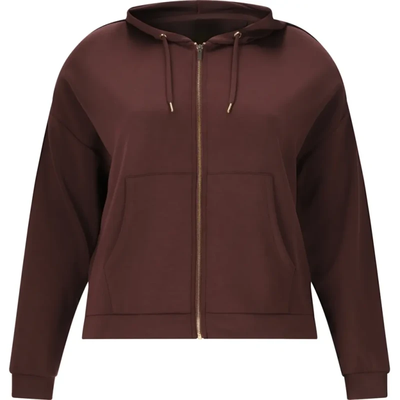 Image of Q Sportswear Womens zip-up hoodie Q Sportswear Tiamo Marron Female 42