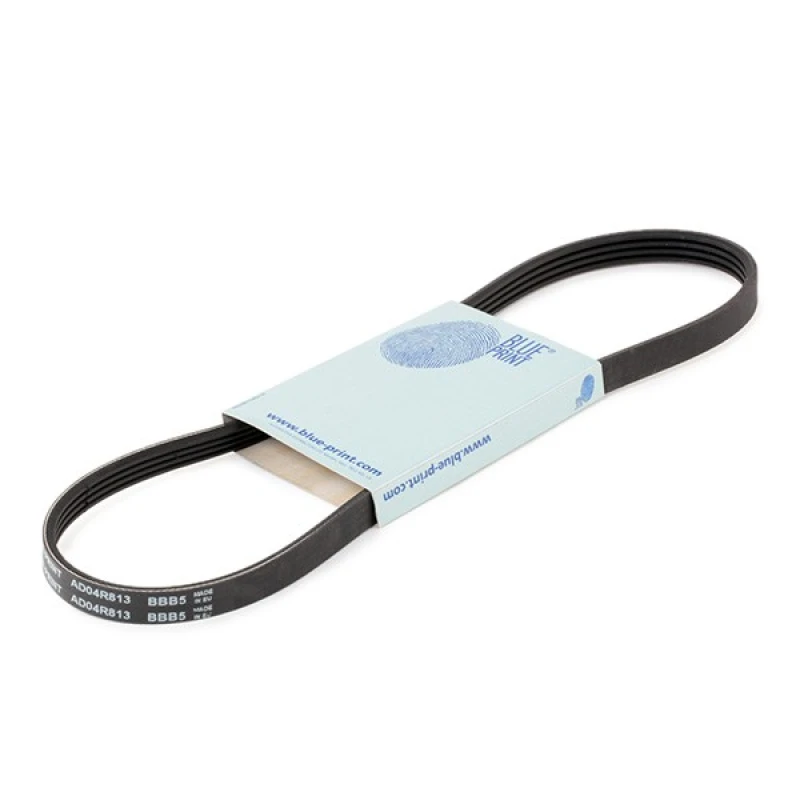 Image of Blue PRINT AD04R813 V-ribbed belt EPDM (ethylene propylene diene Monomer (M-class) rubber) V-Ribbed Belts (305)