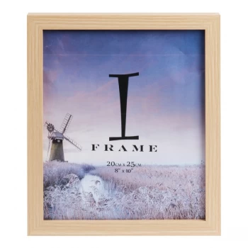 image of 8" x 10" - iFrame Wood Finish Photo Frame