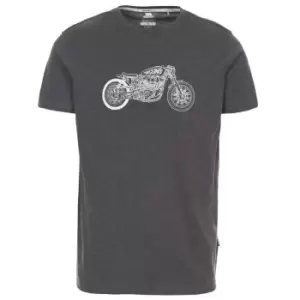 image of Trespass Mens Motorbike T-Shirt (XS) (Charcoal Marl)