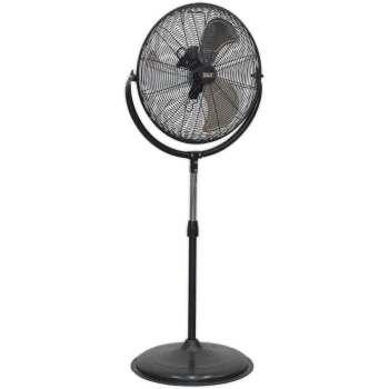 image of Sealey HVF20P Industrial High Velocity Pedestal Fan 20"