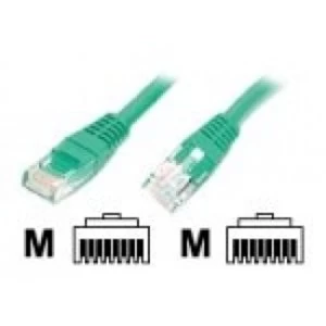 image of 3 Ft Green Molded Cat5e Utp Patch Cable