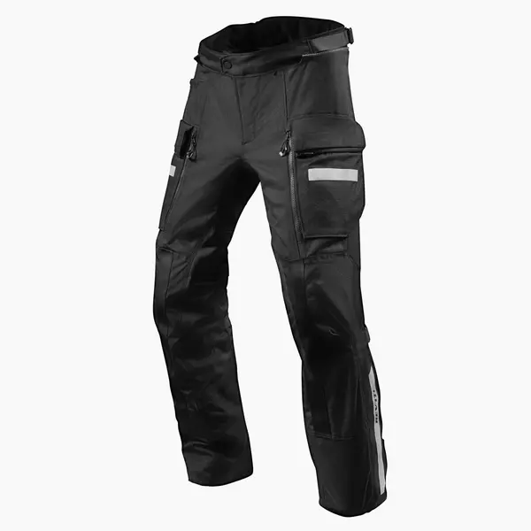 Image of REV'IT! Sand 4 H2O Standard Black Motorcycle Pants Size 4XL