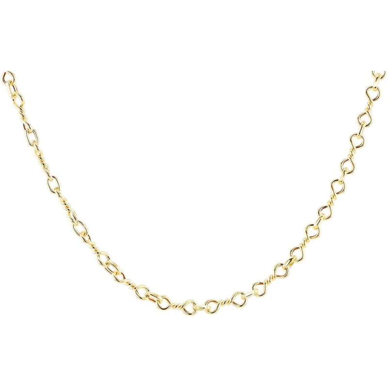 Image of Be You 9ct Gold Double Twist Fancy Chain Yellow Gold female 20in