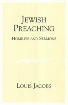 Image of Jewish Preaching by Louis Jacobs Book