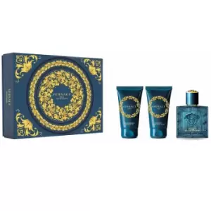 Versace Eros Eau de Toilette 50ml Set 3 Pieces