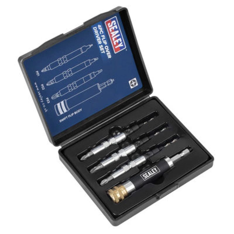 Image of Sealey Sealey FDS4 Flip-Over Driver Set 4pc SEAL_FDS4