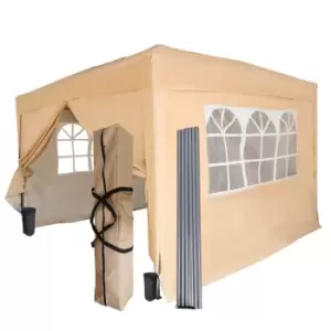 Image of Birchtree 3X3M Pop Up Waterproof Gazebo - Beige