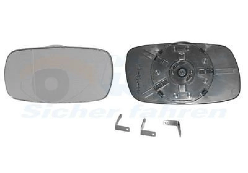 Image of VAN WEZEL Wing mirror glass VAN WEZEL 3735831