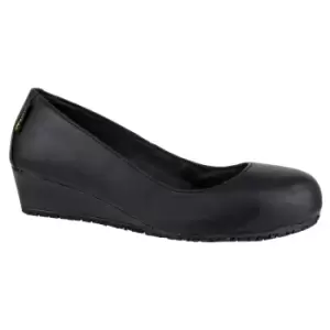 Image of Amblers Safety FS107 SB Womens Safety Heeled Shoes (3 UK) (Black)